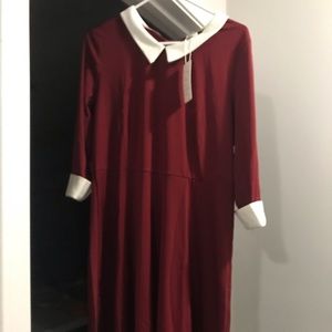 Peter Pan collared dress